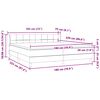 vidaXL Boxspring postelja z vzmetnicami temno siva 180x220 cm žamet