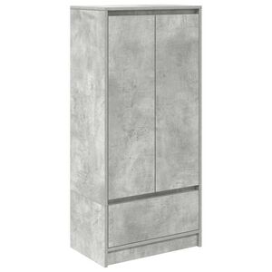 vidaXL Omarica z predalom betonsko siva 55,5x34x119,5cm inženirski les