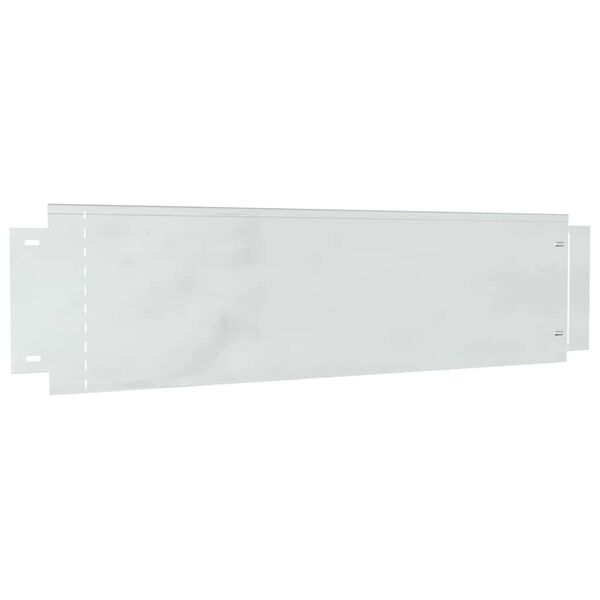 vidaXL Robniki za trato 20 pcs srebrna 100 x 25 x 0,07 cm