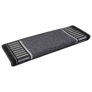 vidaXL Samolepilni stopni&scaron;čni tepihi 15 kos 65 x 21 x 4 cm Non-Slip