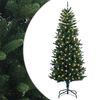 vidaXL Umetno Zložljivo Božično Drevo 120 cm 150 LED Toplo bela
