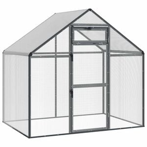 vidaXL Ptičnik Antracit 181,5 x 112 x 173,5 cm