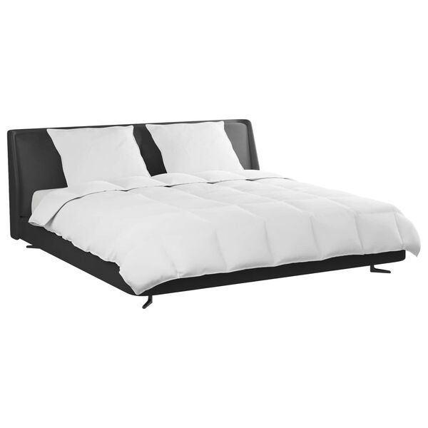 vidaXL Komplet odej z blazino 3 pcs Bela Perje