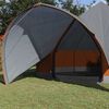 vidaXL Teepee &scaron;otor s streho Siva in oranžna 600 x 600 x 347 cm