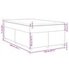 vidaXL Box spring postelja z vzmetnico temno siva 120x200 cm blago