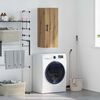 vidaXL Stenska omara Umetni hrast 34,5 x 34 x 90 cm Konstruiran les
