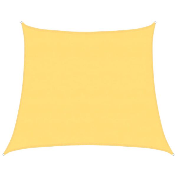 vidaXL Senčno jadro 160 g/m&sup2; bež 4/5x4 m HDPE