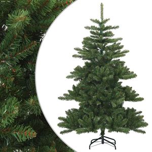 vidaXL Umetno Zložljivo Božično Drevo Zelena 150 cm PVC