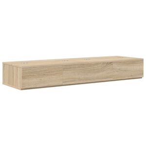 vidaXL Studio pisalna miza Sonoma hrast 110 x 40 x 19,5 cm