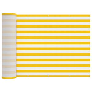 vidaXL Zaslon za zasebnost na balkonu 150 x 200 cm Blago s PU prevleko