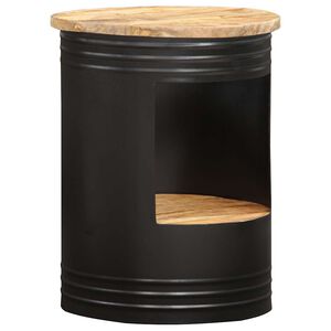 vidaXL Klubska mizica 43x55 cm trden mangov les