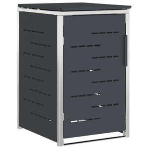 vidaXL Shranjevanje ko&scaron;a za odpadke Antracit 77,5 x 69 x 112,5 cm