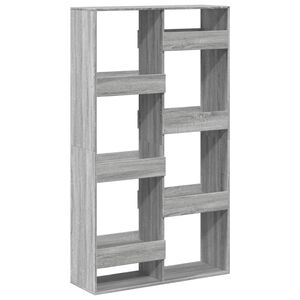 vidaXL Pregrada za prostor siva sonoma 100x33x175 cm inženirski les