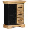 vidaXL Komoda 60x30x75 cm trden mangov les
