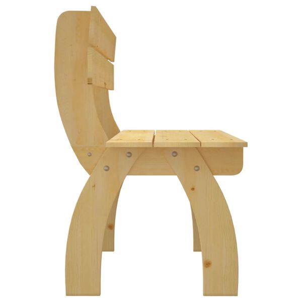 vidaXL Vrtna klop 150 cm impregnirana borovina