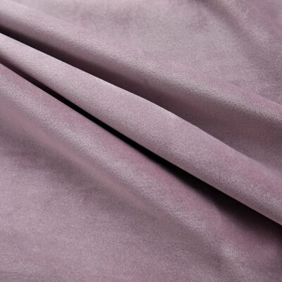 vidaXL Zatemnitvene zavese z obročki 2 kosa žamet roza 140x245 cm