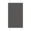 vidaXL Plisirana žaluzija črna 80x150 cm &Scaron;irina tkanine 79,4 cm