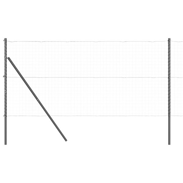 vidaXL Steber ograje. Drugo 26 pcs Siva 3,2 x 3,2 x 200 cm Jeklo