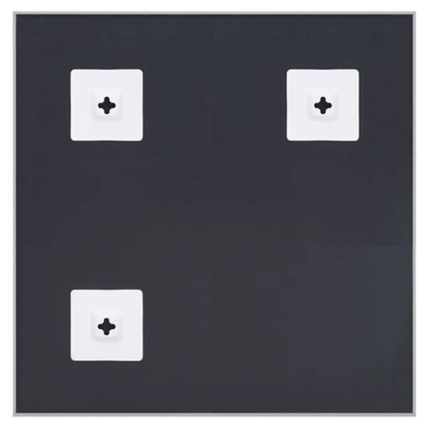 vidaXL Ogledalo srebrno 60x60 cm