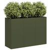 vidaXL Sadilnik Olive Green 120x40x80 cm Hladno valjano jeklo
