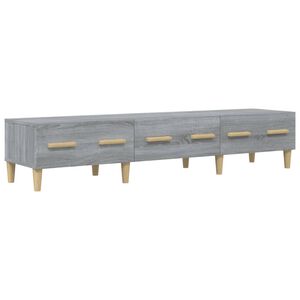vidaXL TV omarica siva sonoma 150x34,5x30 cm konstruiran les