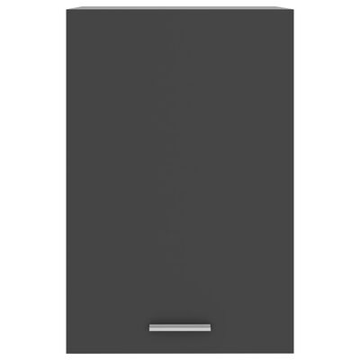 vidaXL Viseča omarica siva 39,5x31x60 cm iverna plošča