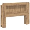vidaXL Posteljna glava Artisan hrast Konstruirano leseno