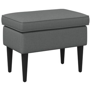 vidaXL Podnožje Temno siva 55 x 35 x 41 cm Blago