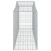vidaXL Obokane gabion košare 15 kosov 200x50x80/100 cm cinkano železo