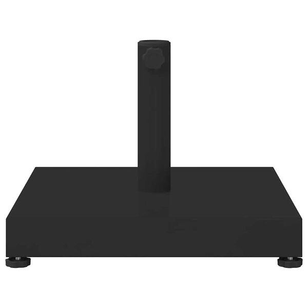 vidaXL Podstavek za senčnik Črna 45 x 45 x 31,5 cm