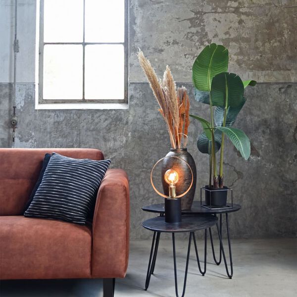 LABEL51 Komplet klubskih mizic 2-delni Frisk črn