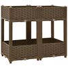 vidaXL Visoka greda 80x40x71 cm polipropilen