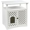 Kerbl Omarica z mačjim strani&scaron;čem Helena 64x46x65 cm bela 82662