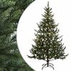 vidaXL Umetno Zložljivo Božično Drevo 120 cm 150 LED Toplo bela