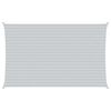 vidaXL Sončno platno Svetlo siva in bela. 8 x 5 m