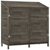 vidaXL Vrtna lopa antracit 102x52x112 cm trden les jelke