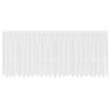vidaXL Čipkasta Zavesa z zavesami Bela 140 x 600 cm Poliester