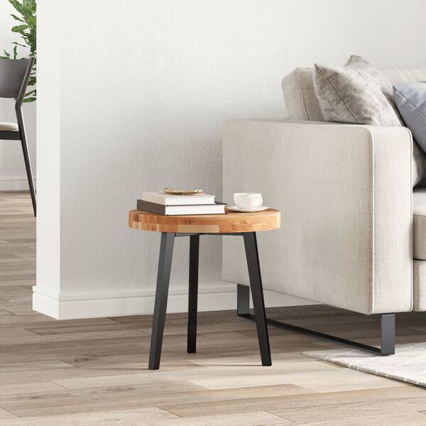 vidaXL Mizna plošča okrogla Ø40x4 cm trdna akacija