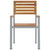 vidaXL Vrtni Stol 8 pcs Rjava 56 x 57 x 87cm Trden akacijev les