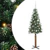 vidaXL Ožja jelka Zelena 150 cm PVC in trden bor