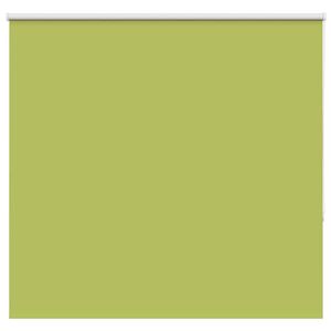 vidaXL Rolo zatemnitvena zavesa z listi zelene barve 150x130 cm, &scaron;irina blaga 146,6 cm, poliester
