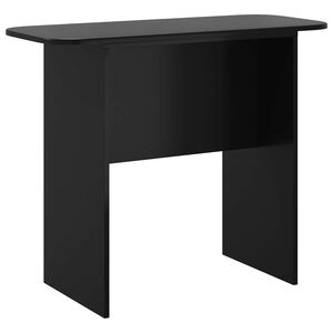 vidaXL Konzolna miza Črna 93 x 40 x 75 cm Inženirski les