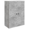 vidaXL Omara za steno Betonsko siva 66 x 34,5 x 90 cm Inženirski les