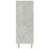 vidaXL Komoda betonsko siva 69,5x32,5x90 cm konstruiran les