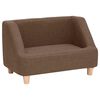 vidaXL Pasji kavč rjav 60x37x39 cm platno