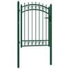 vidaXL Ograjna vrata EMMEN 104 x 109,5 cm Zaklenljivo