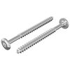 vidaXL Leseni vijaki 2 kos Srebrna M6 x 70 mm Jeklo