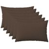 vidaXL Blazina z blazino HEERLEN 6 kos Taupe Blago