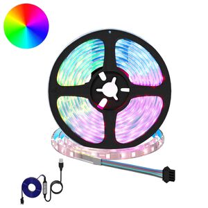 vidaXL LED trak 2 kos Črna in prozorna Baker in plastika