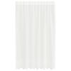 vidaXL Čipkasta Zavesa z zavesami Bela 200 x 150 cm Poliester